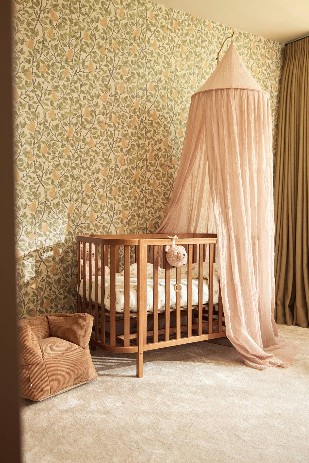 Jollein Betthimmel Vintage 155cm - Wild Rose Nur noch ein Tag übrig