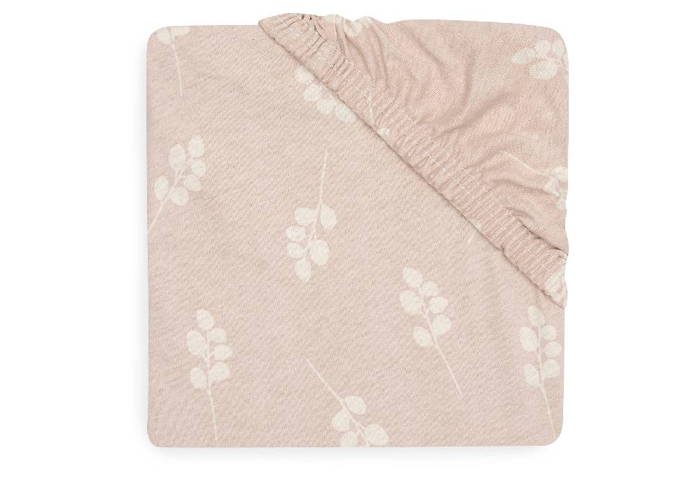 Jollein Spannbettlaken Jersey 40/50x80/90cm Twig Wild Rose