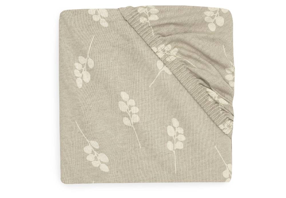Jollein Spannbettlaken Jersey 60x120cm Twig Olive Green Sonderangebot