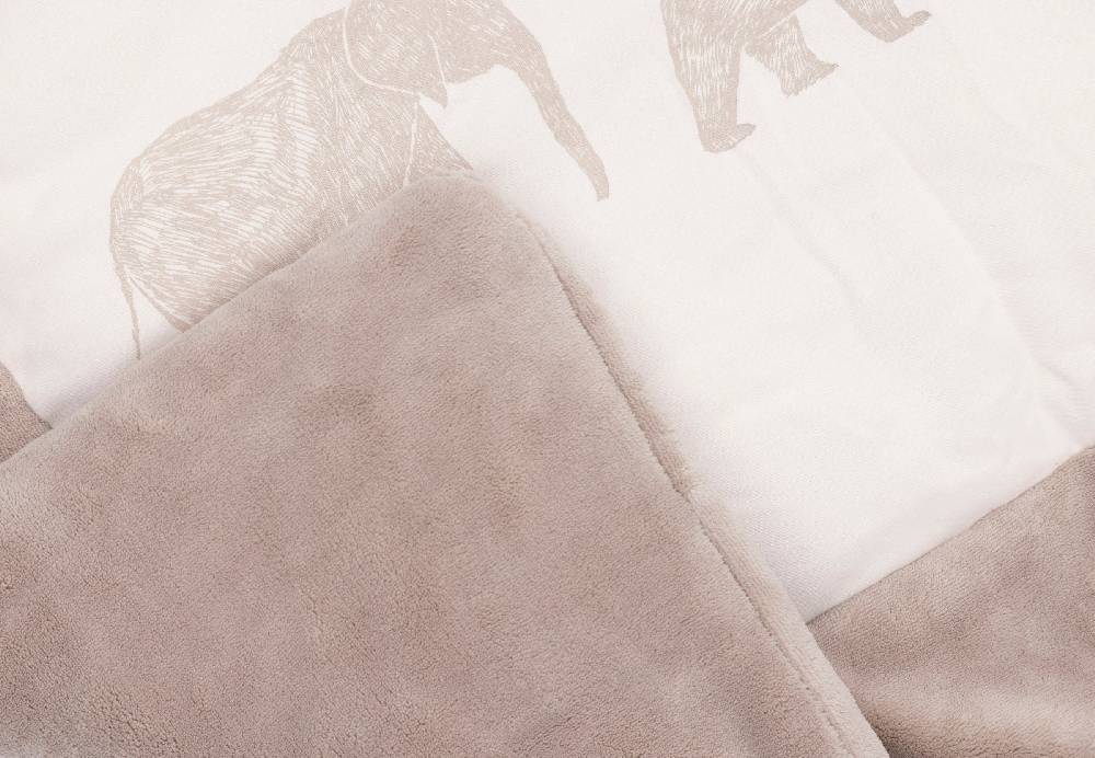 Jollein Krabbeldecke 75x95cm Animals Nougat Zeitlich begrenztes Angebot