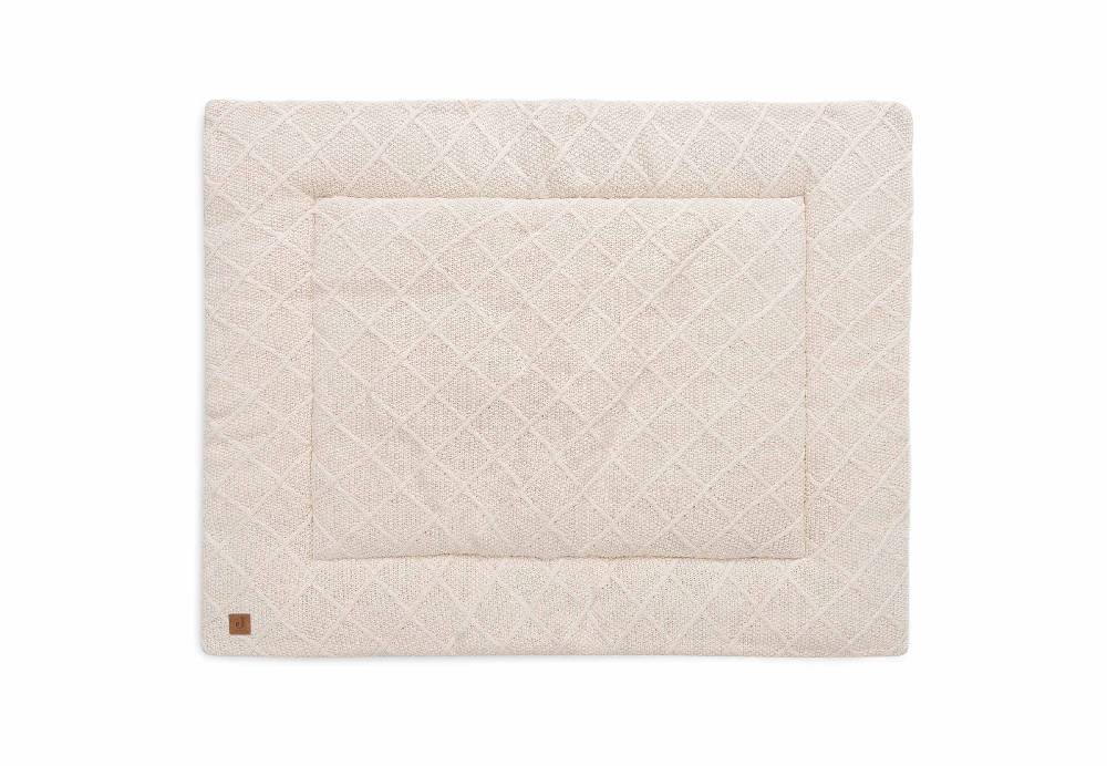 Jollein Krabbeldecke 75x95cm Check Knit - Oatmeal Saisonale Angebote