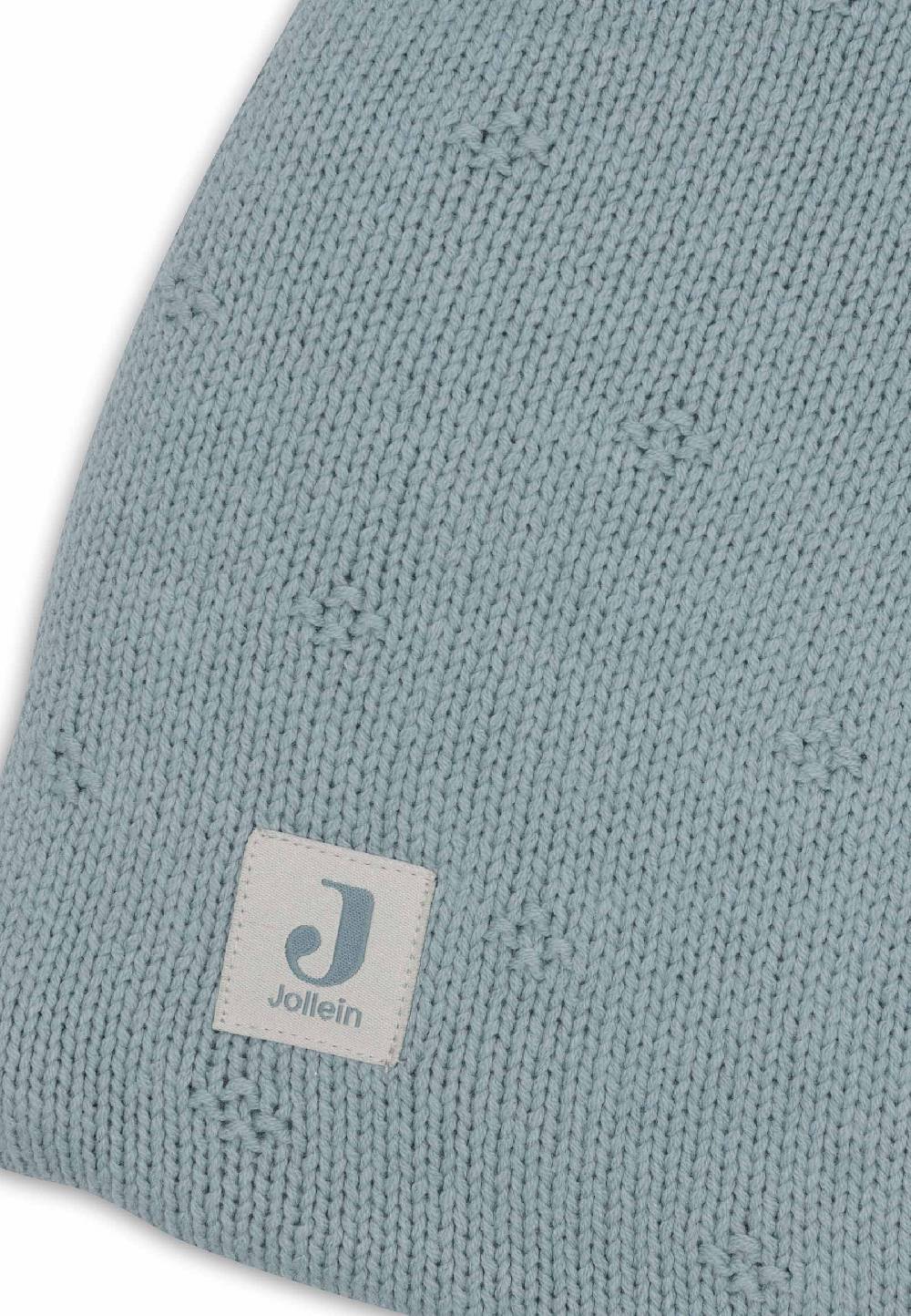 Jollein Krabbeldecke 75x95cm Cosy Knit - Sea Green Räumungsverkauf
