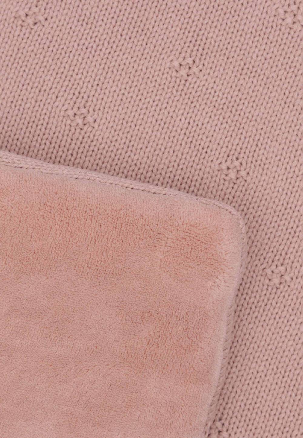 Jollein Krabbeldecke 75x95cm Cosy Knit - Wild Rose Kauf eins, bekomm eins gratis