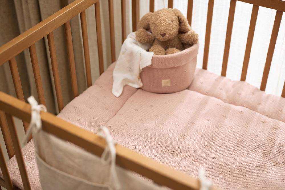 Jollein Krabbeldecke 75x95cm Cosy Knit - Wild Rose Kauf eins, bekomm eins gratis