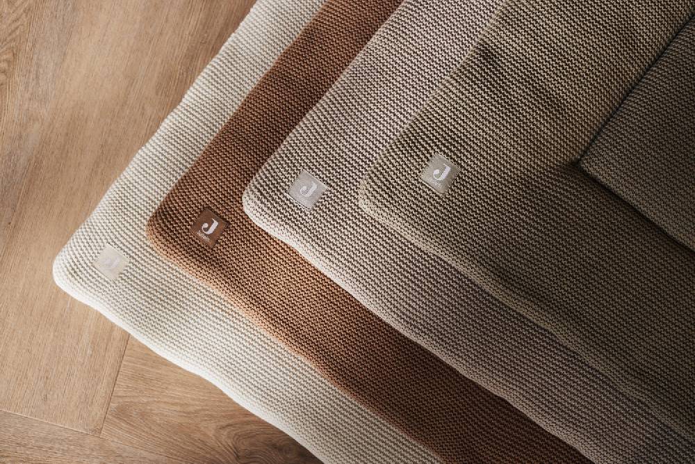 Jollein Krabbeldecke 75x95cm Basic Knit Nougat Sonderangebote