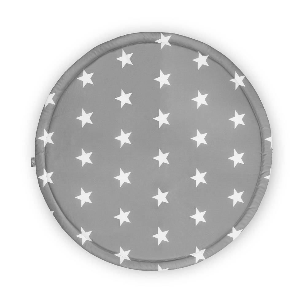 Jollein Laufgittereinlage Rund ø 92cm Little Star Dark Grey Wochenangebot
