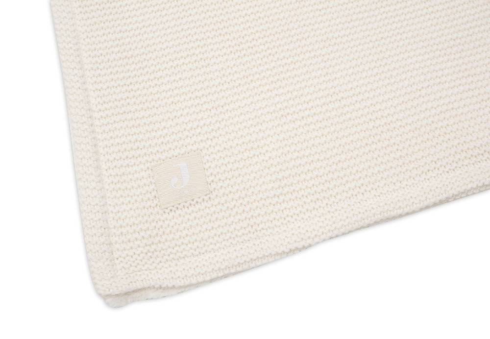 Jollein Decke Kindetbett 100x150cm Basic Knit Ivory/Coral Fleece Riesige Rabatte