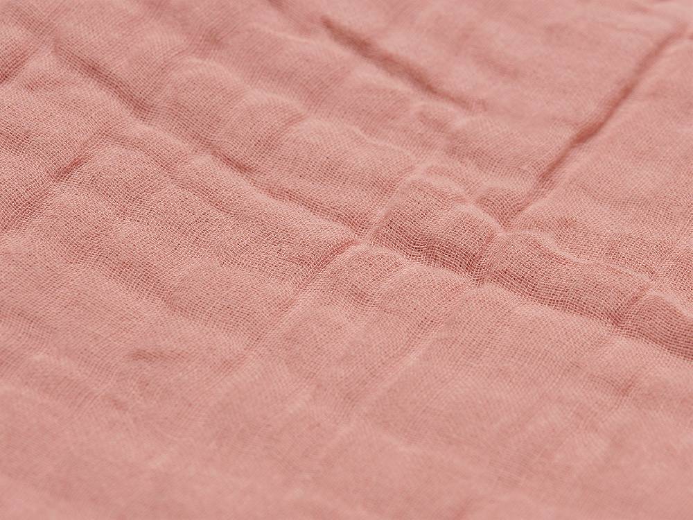 Jollein Decke Wiege Wrinkled Cotton 75x100cm Rosewood Kostenloser Versand international