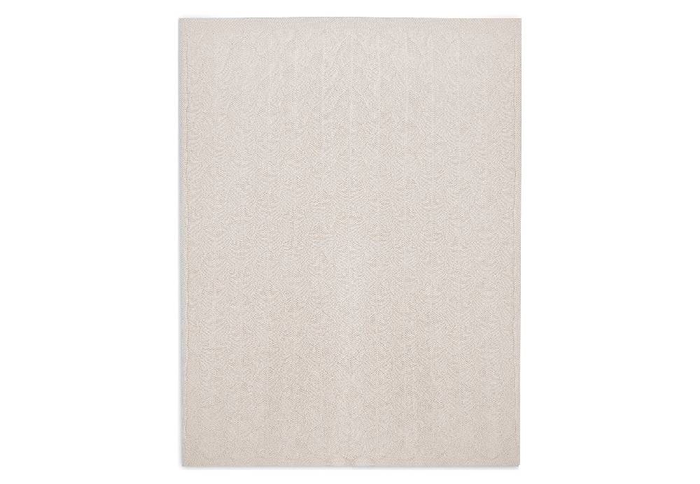 Jollein Decke Kinderbett 100x150cm Shell Knit Nougat GOTS zollfrei
