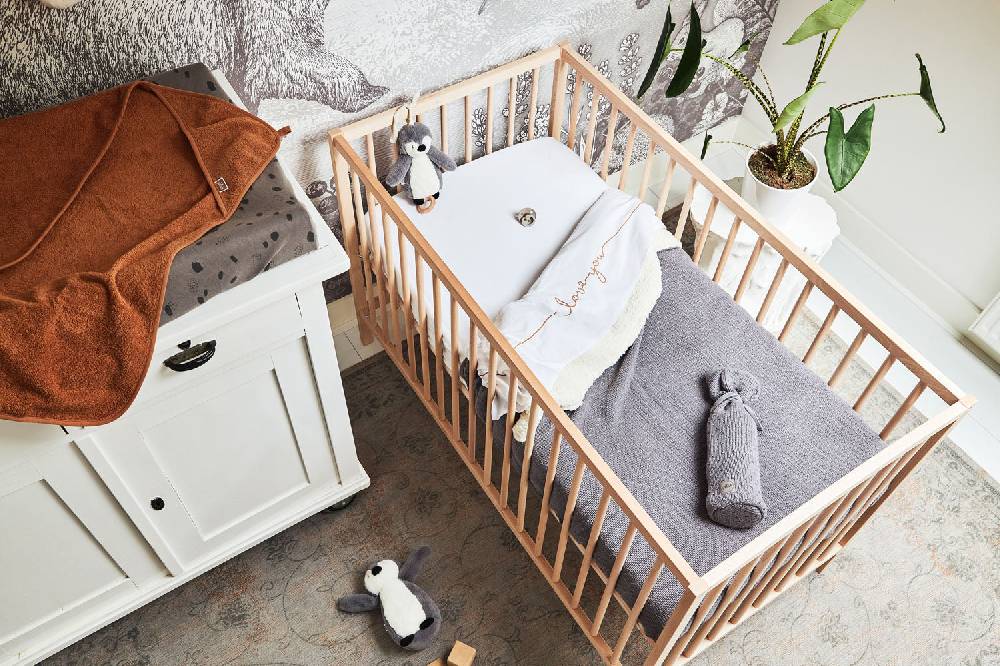 Jollein Decke Wiege 75x100cm Bliss Knit Teddy Storm Grey Auslauf
