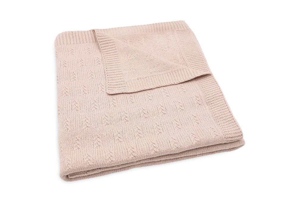 Jollein Decke Kinderbett 100x150cm Grain Knit Wild Rose Hotsell