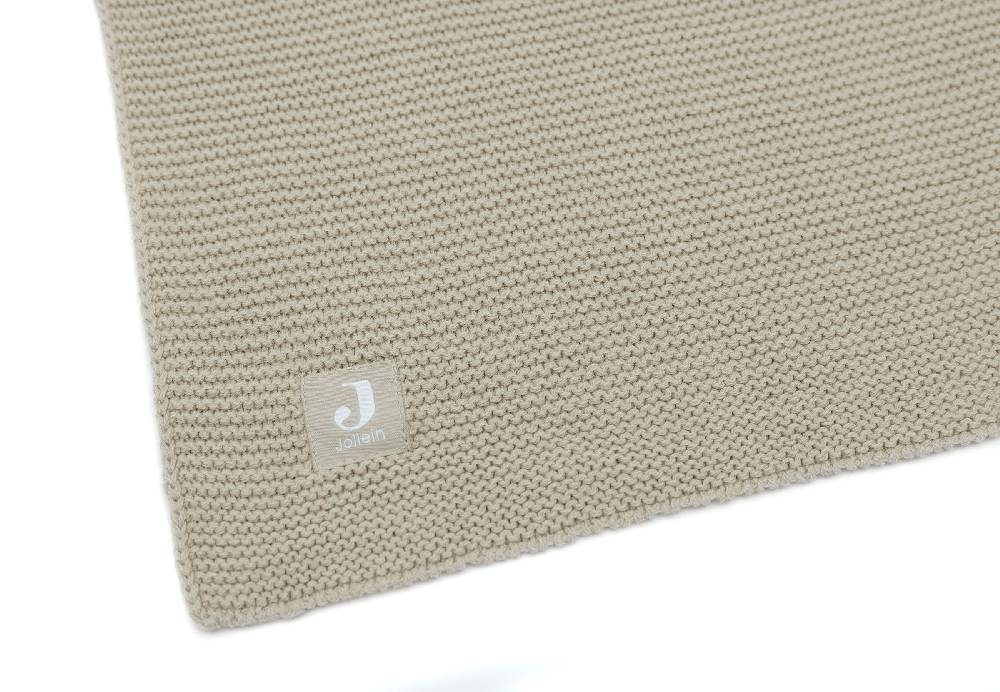 Jollein Decke Kinderbett 100x150cm Basic Knit Olive Green Günstiger Verkauf
