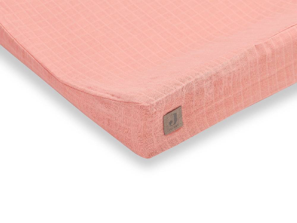 Jollein Wickelauflagenbezug Wrinkled Cotton 50x70cm Rosewood Meist gekauft