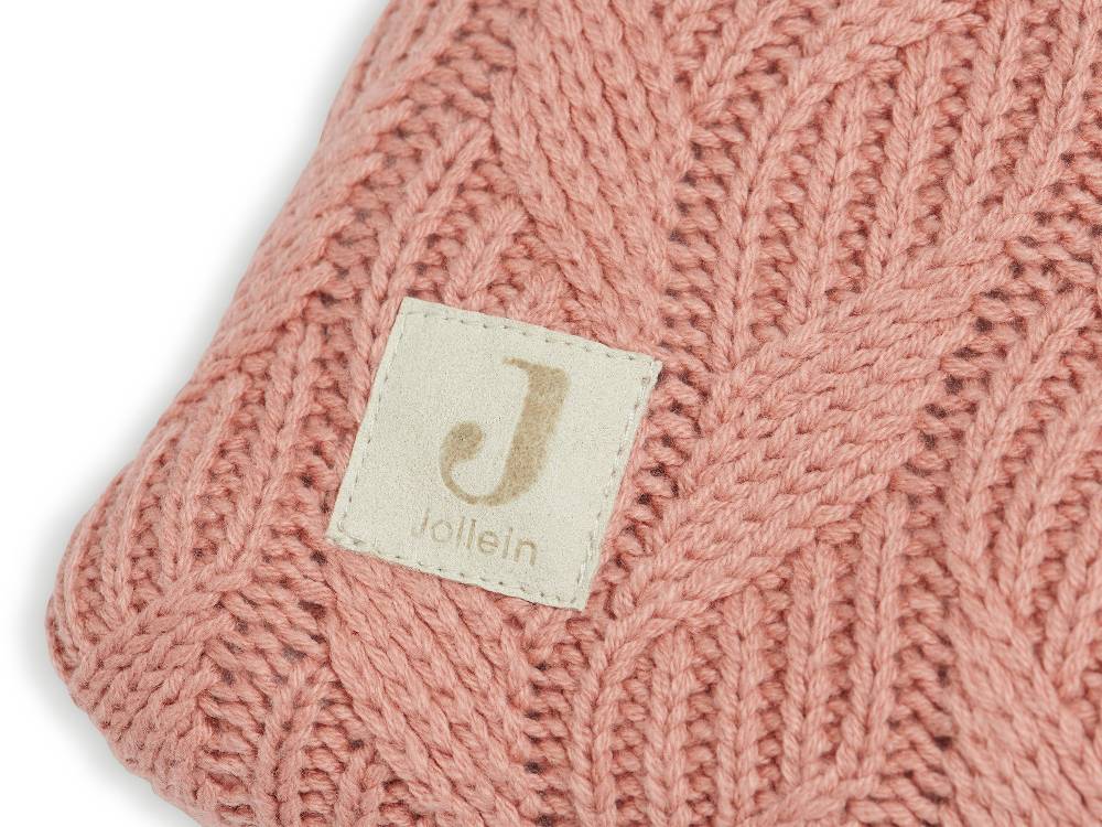 Jollein Wickelauflagenbezug 75x85cm Spring Knit Rosewood Blitzverkäufe