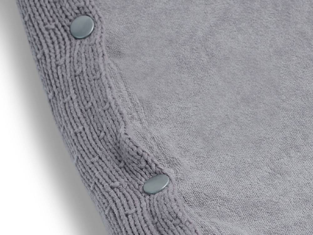 Jollein Wickelauflagenbezug 50x70cm Bliss Knit Storm Grey Begrenztes Angebot