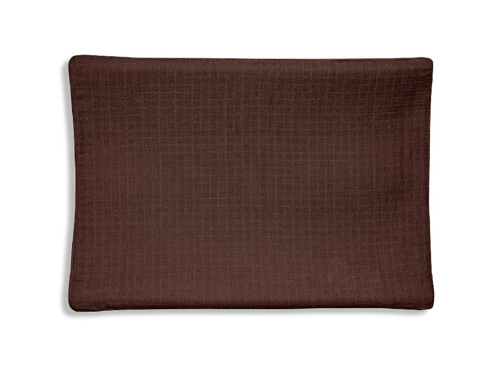 Jollein Wickelauflagenbezug Wrinkled Cotton 50x70cm Chestnut Preisnachlass