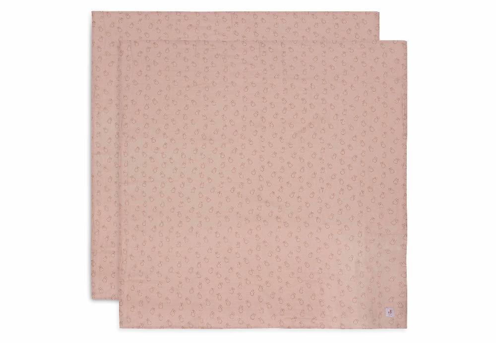 Jollein Mullwindeln 115x115cm Miffy Silhouettes - Wild Rose Cyber Monday