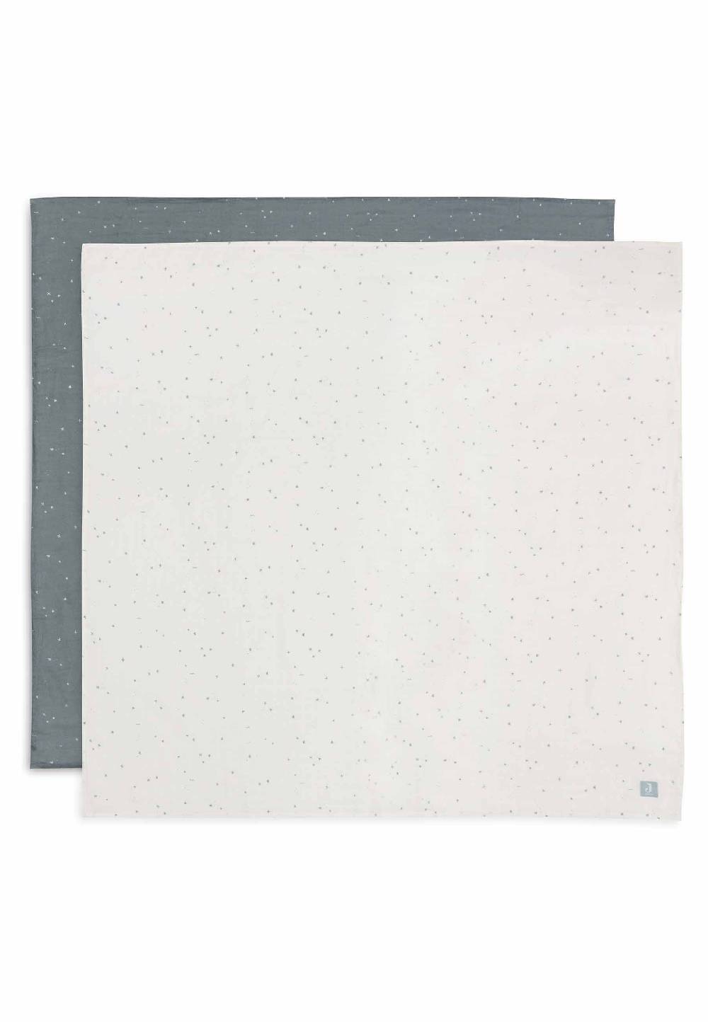 Jollein Mullwindeln 115x115cm Twinkling - Sea Green - 2 Stück Muttertagsangebot