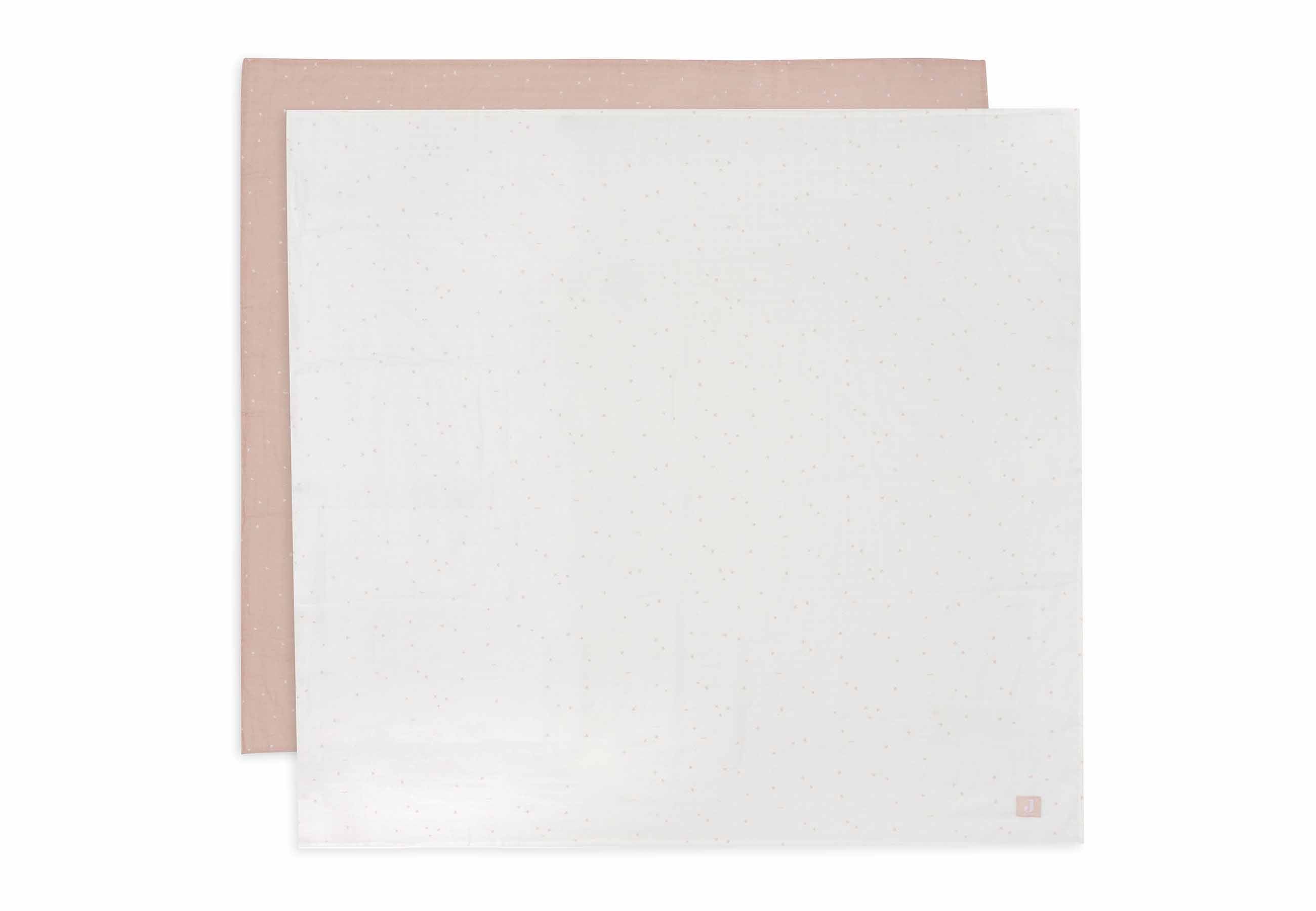 Jollein Mullwindeln 115x115cm Twinkling - Wild Rose - 2 Stück Vatertagsangebot