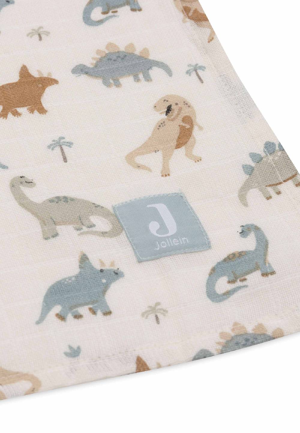 Jollein Mullwindeln 115x115cm - Roarsome - 2 Stück Valentinstagsangebot
