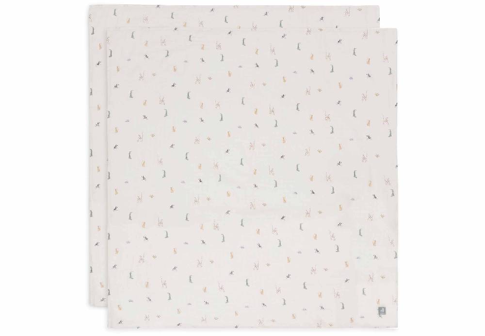 Jollein Mullwindeln 115x115cm - Jungle Jambo - 2 Stück Jubiläumsangebot