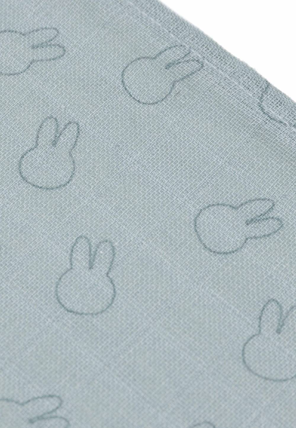 Jollein Spucktuch 70x70cm Miffy Silhouettes - Sea Green - 3 Stück Heißer Verkauf