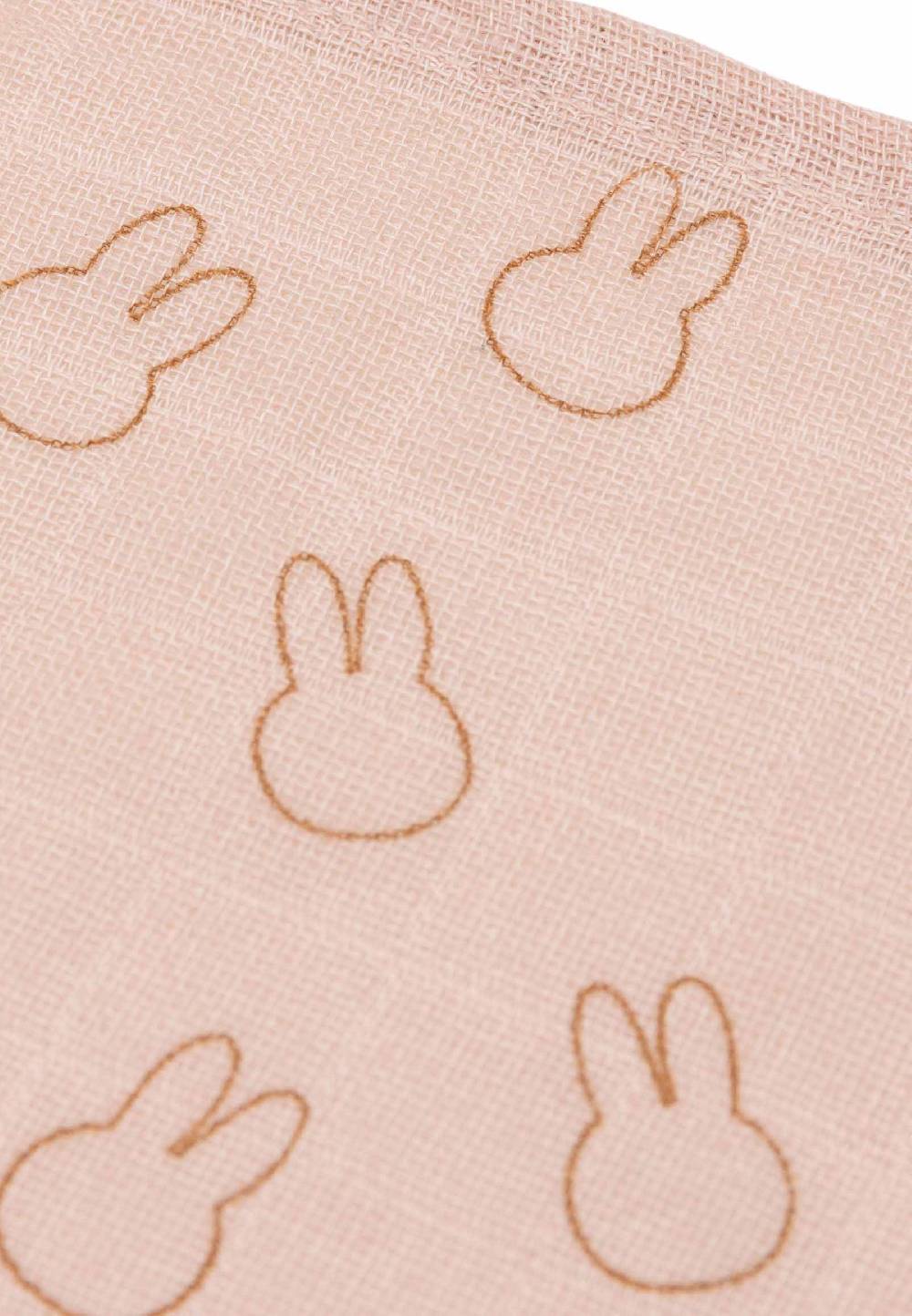Jollein Spucktuch 70x70cm Miffy Silhouettes - Wild Rose - 3 Stück Top Angebot