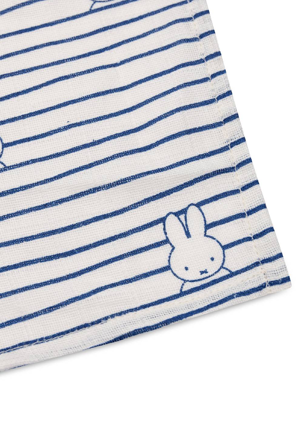 Jollein Mullwindelnn Hydrophil 115x115cm Miffy Stripe Navy (2pack) Bestseller