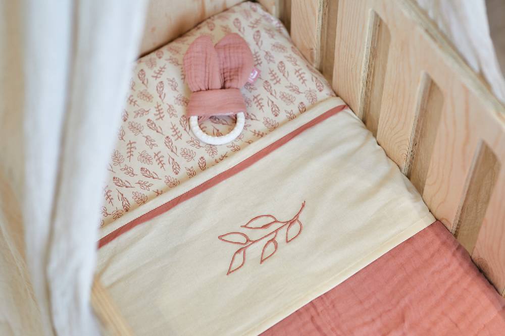 Jollein Bettlaken Wiege 75x100cm Meadow Rosewood JETZT KAUFEN
