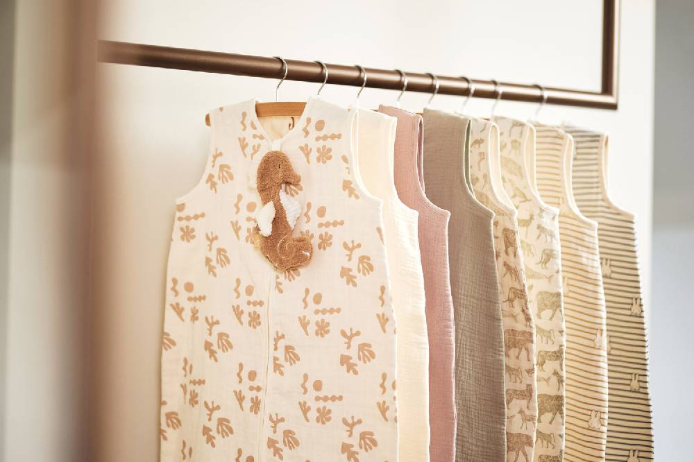 Jollein Schlafsack Hydrophil 110cm Animals Nougat Nur noch ein Tag übrig