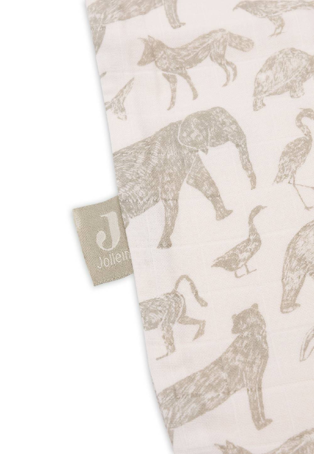 Jollein Schlafsack Hydrophil 110cm Animals Olive Green Super Rabatt