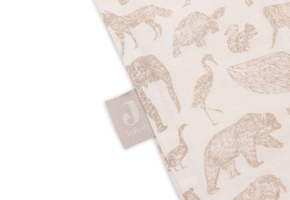 Jollein Schlafsack Hydrophil 90cm Animals Nougat zollfrei