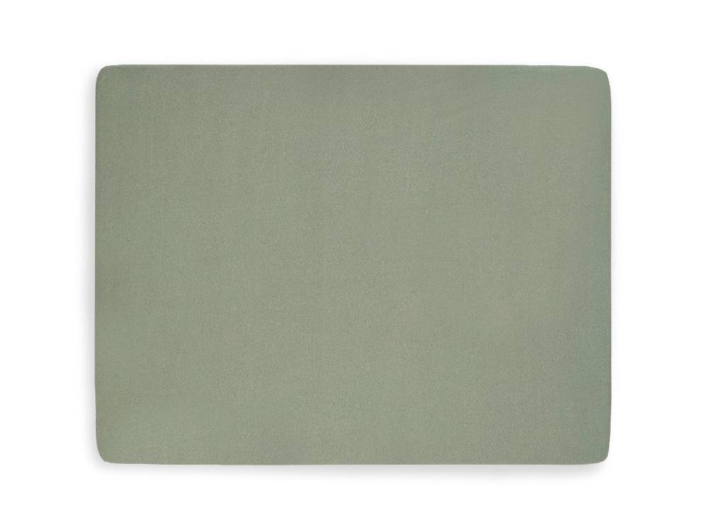 Jollein Spannbettlaken Jersey Laufgitter 75x95cm Ash Green Meist gekauft