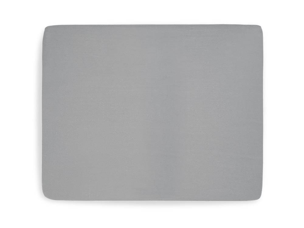 Jollein Spannbettlaken Jersey Laufgitter 75x95cm Storm Grey (2pack) Günstig kaufen