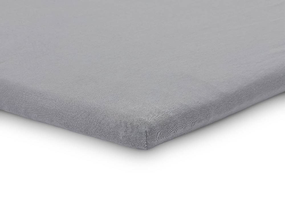 Jollein Spannbettlaken Jersey Laufgitter 75x95cm Storm Grey (2pack) Günstig kaufen