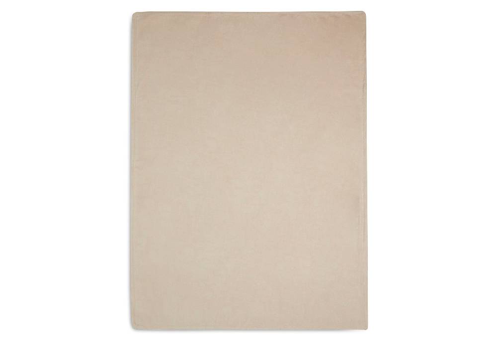 Jollein Decke Kinderbett 100x150cm Pure Knit Nougat/Velvet GOTS Begrenztes Angebot
