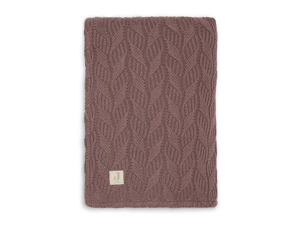 Jollein Decke Kinderbett 100x150cm Spring Knit Chestnut/Fleece Cyber Monday