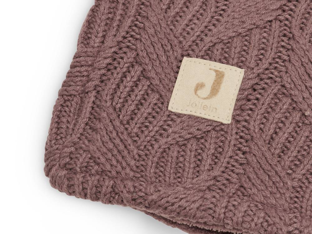 Jollein Decke Kinderbett 100x150cm Spring Knit Chestnut/Fleece Cyber Monday