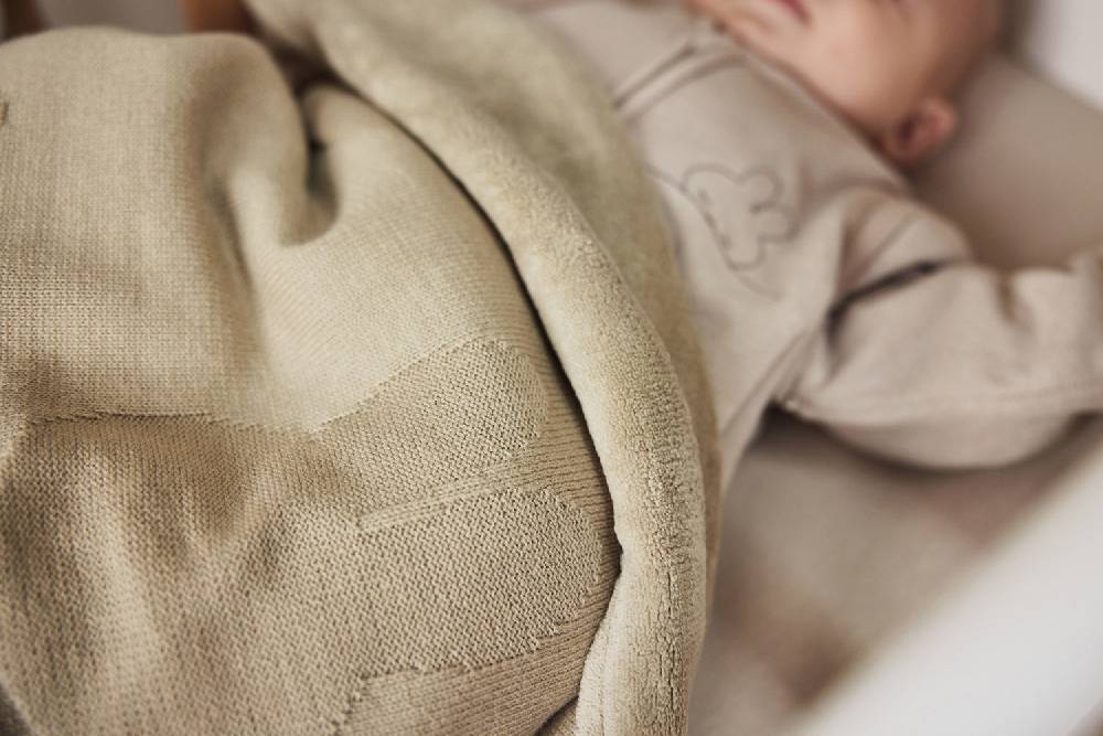 Jollein Decke Kinderbett 100x150cm Miffy Olive Green/Coral Fleece Vatertagsangebot
