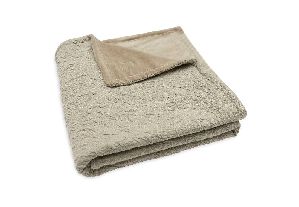Jollein Decke Kinderbett 100x150cm Soft Waves Olive Green Heißer Verkauf