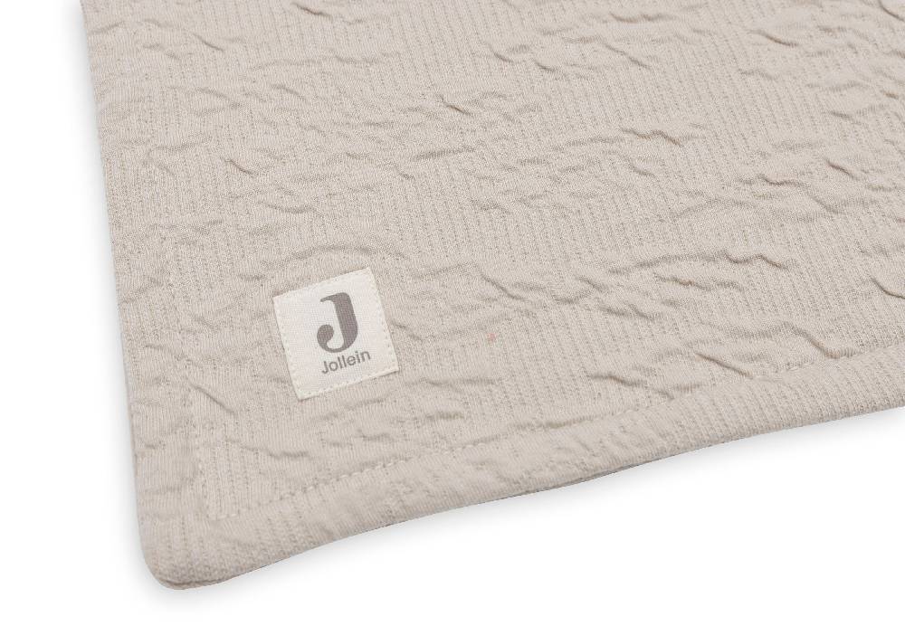 Jollein Decke Kinderbett 100x150cm Soft Waves Nougat Top Angebot