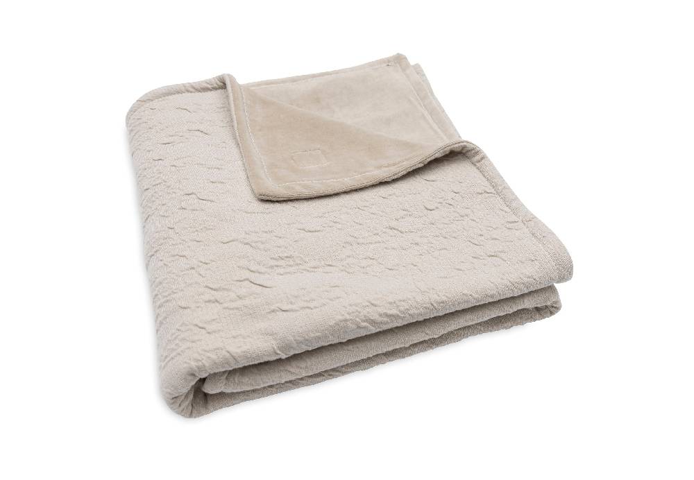 Jollein Decke Kinderbett 100x150cm Soft Waves Nougat Top Angebot