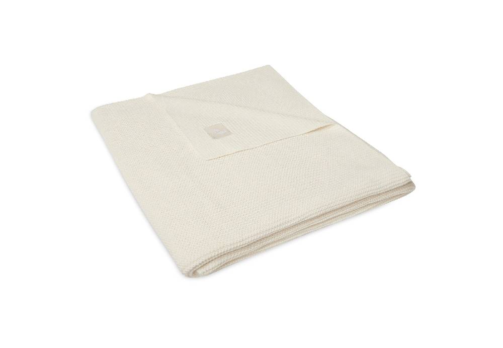 Jollein Decke Kinderbett 100x150cm Basic Knit Ivory Online Outlet