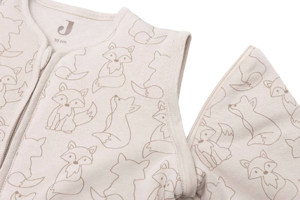 Jollein Schlafsack mit Abnehmbaren Ärmeln 70cm Fox Nougat Zeitbegrenzte Promotion