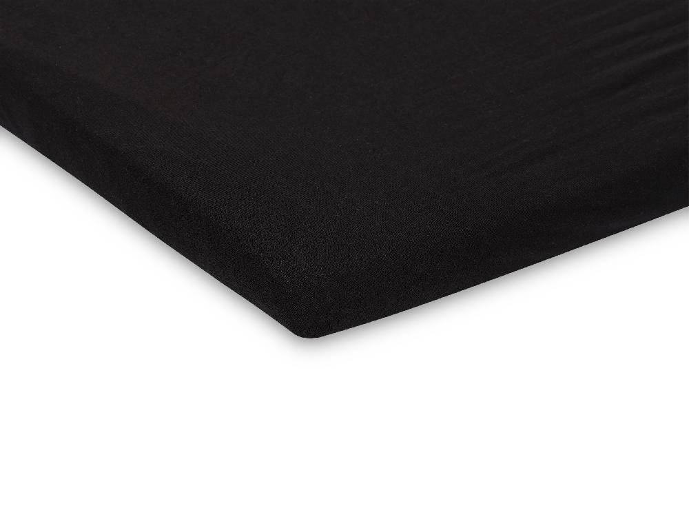 Jollein Spannbettlaken Jersey Laufgitter 75x95cm Black Clearance-Verkauf