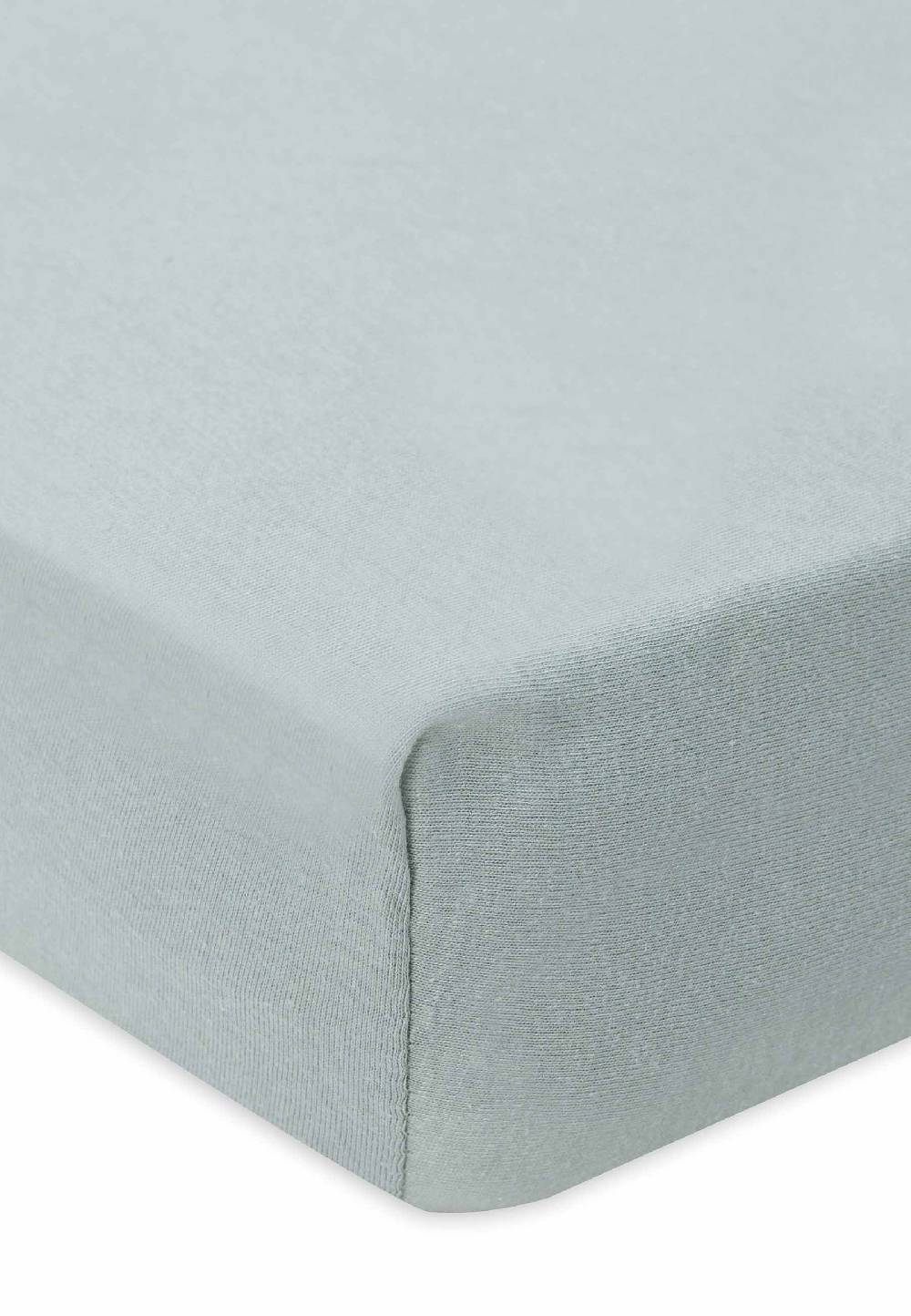 Jollein Spannbettlaken Jersey 70/75x140/150cm - Sea Green Kostenloser Versand international