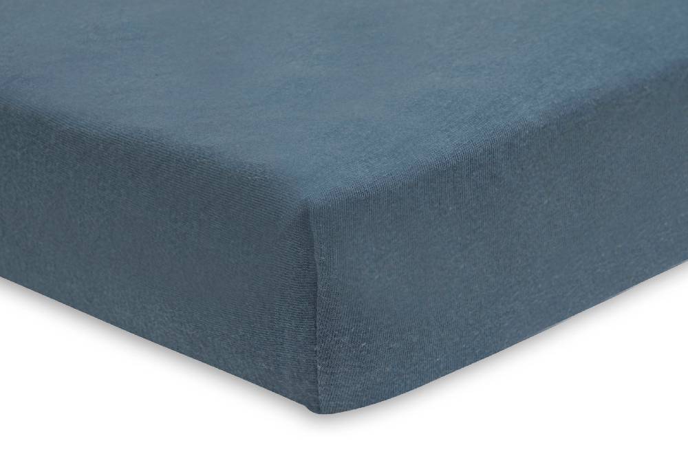 Jollein Spannbettlaken Jersey 40/50x80/90cm Jeans Blue (2pack) Im Verkauf