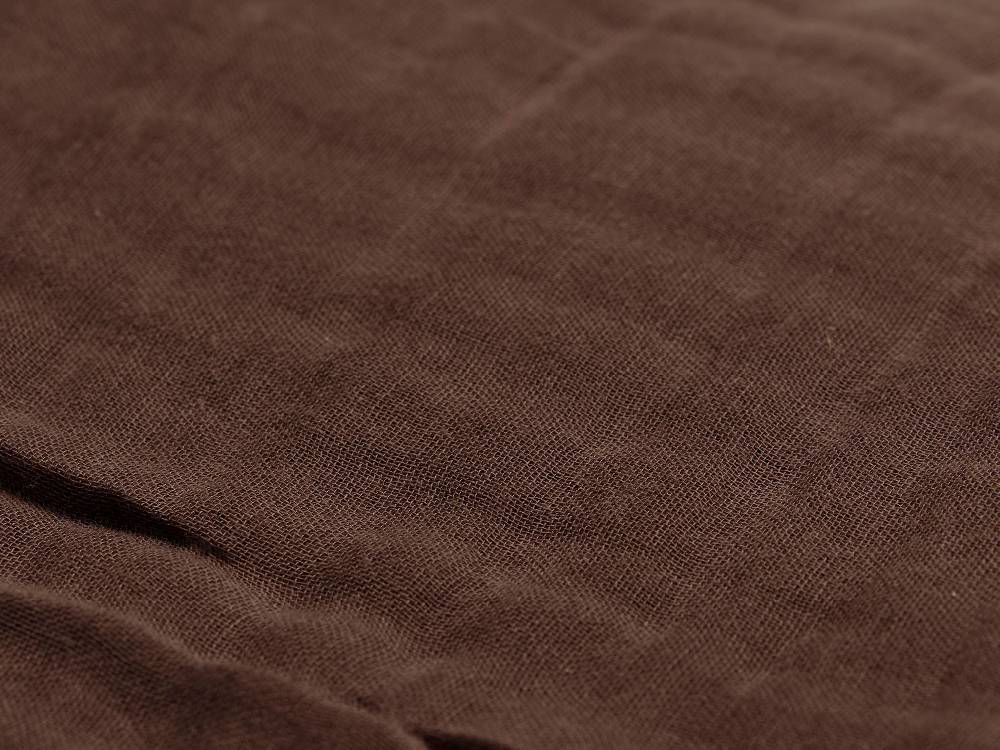 Jollein Decke Kinderbett Wrinkled Cotton 120x120cm Chestnut Outlet
