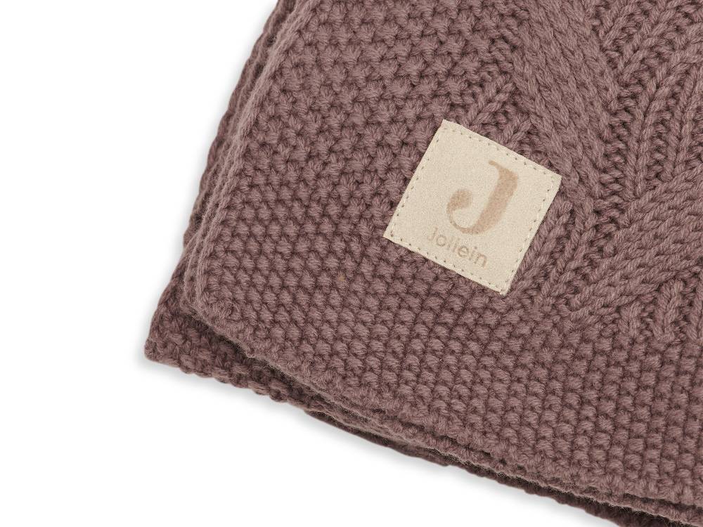 Jollein Decke Kinderbett 100x150cm Spring Knit Chestnut Verkauf