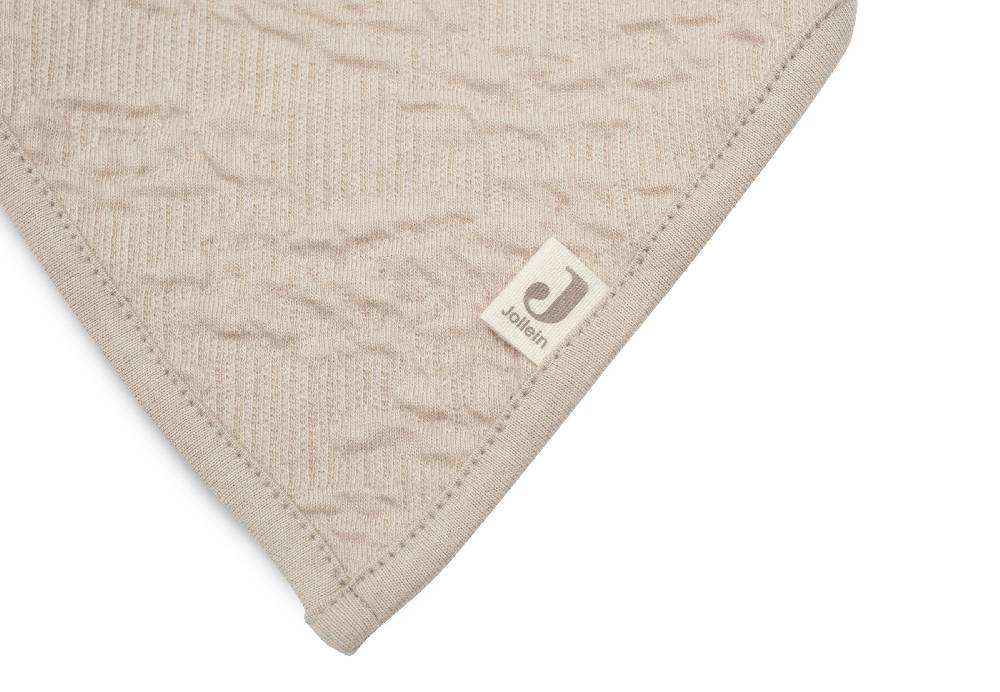 Jollein Lätzchen Bandana Soft Waves Nougat (2pack) Saisonschlussverkauf